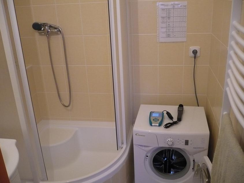 měření hluku u sprchování